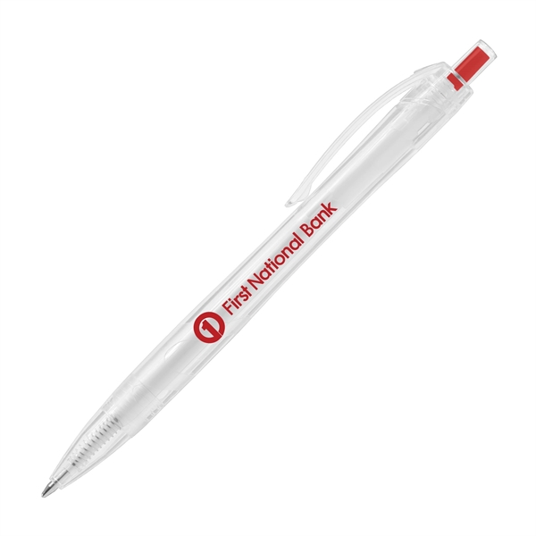 Custom Aqua Clear - RPET Recycled Plastic Pen