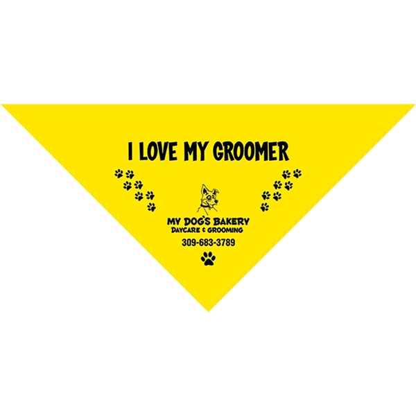 Med. - Large Solid Triangle Bandanna - Imported - Med. - Large Solid Triangle Bandanna - Imported - Image 6 of 22