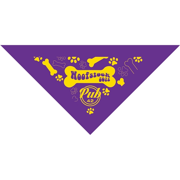 Med. - Large Solid Triangle Bandanna - Imported - Med. - Large Solid Triangle Bandanna - Imported - Image 11 of 22