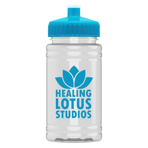 Mini 16 oz. PETE Sports Bottle with Push-Pull Lid - Mini 16 oz. PETE Sports Bottle with Push-Pull Lid - Image 7 of 9