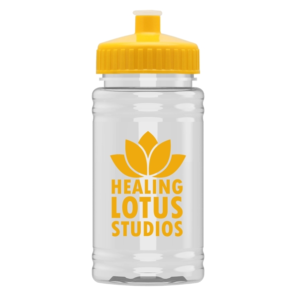 Mini 16 oz. PETE Sports Bottle with Push-Pull Lid - Mini 16 oz. PETE Sports Bottle with Push-Pull Lid - Image 6 of 9