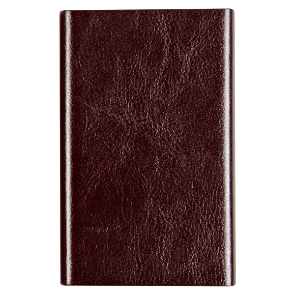 Leatherette Slim Power Bank - Leatherette Slim Power Bank - Image 10 of 12