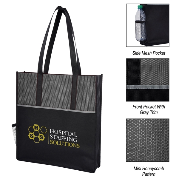 Promenade Non-Woven Tote Bag - Promenade Non-Woven Tote Bag - Image 2 of 17