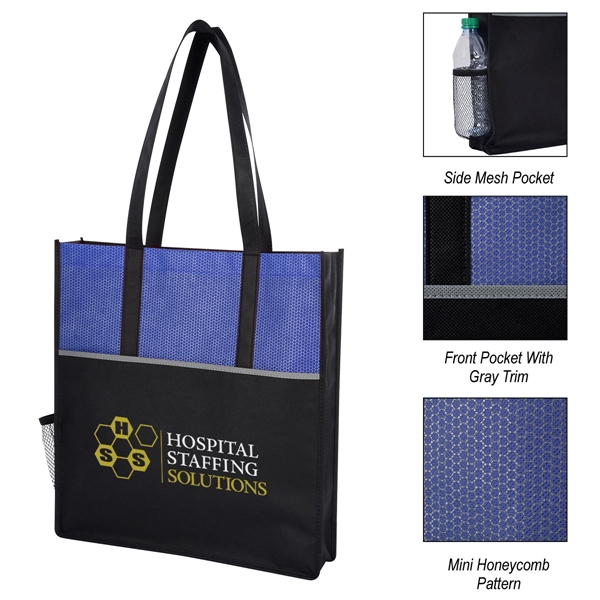 Promenade Non-Woven Tote Bag - Promenade Non-Woven Tote Bag - Image 5 of 17