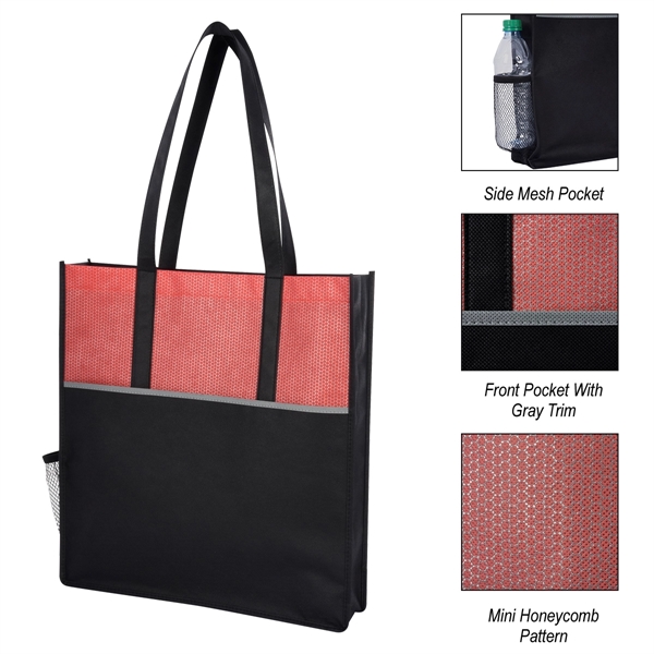 Promenade Non-Woven Tote Bag - Promenade Non-Woven Tote Bag - Image 10 of 17