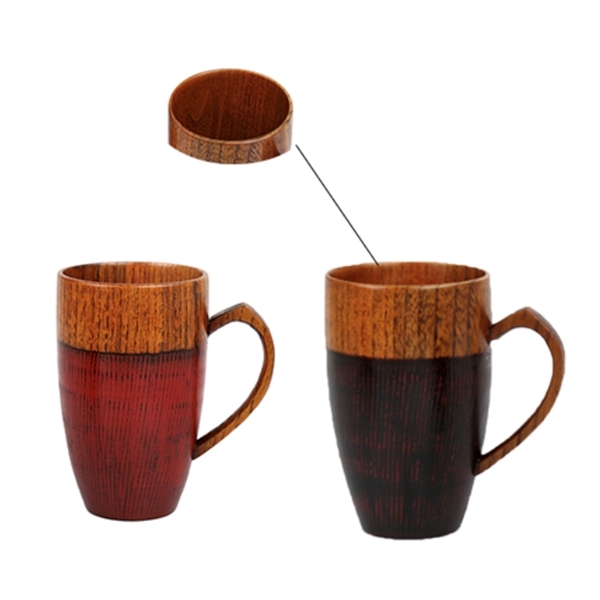 Fashionable Wooden Water Mug Cup