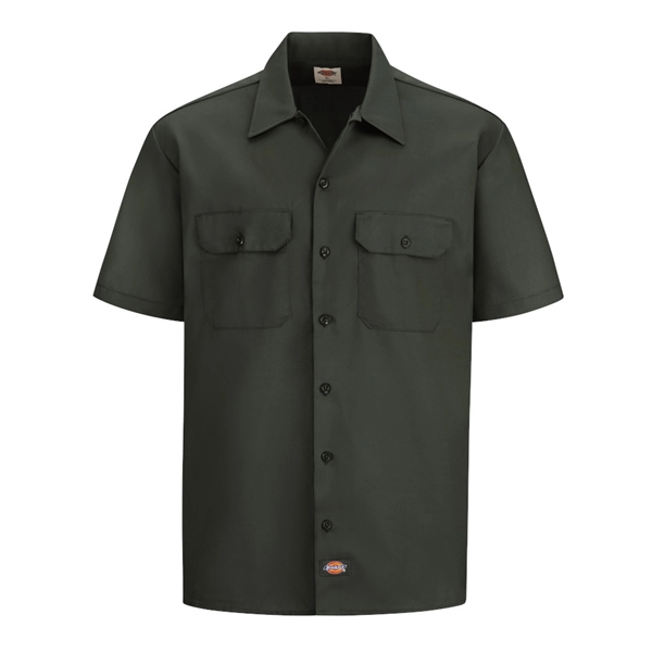 Dickies Short Sleeve Work Shirt - Dickies Short Sleeve Work Shirt - Image 6 of 13