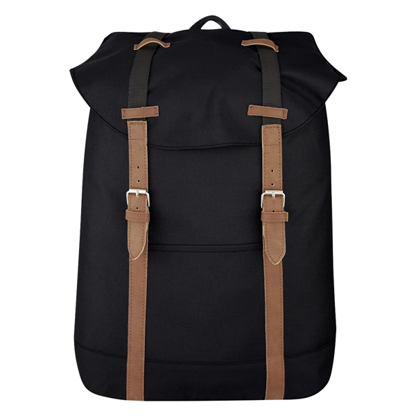 Custom Flap Drawstring Backpack