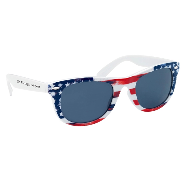 Patriotic Malibu Sunglasses - Patriotic Malibu Sunglasses - Image 1 of 2