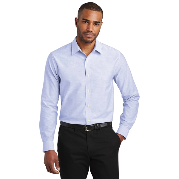 Port Authority Slim Fit SuperPro Oxford Shirt. - Port Authority Slim Fit SuperPro Oxford Shirt. - Image 19 of 20