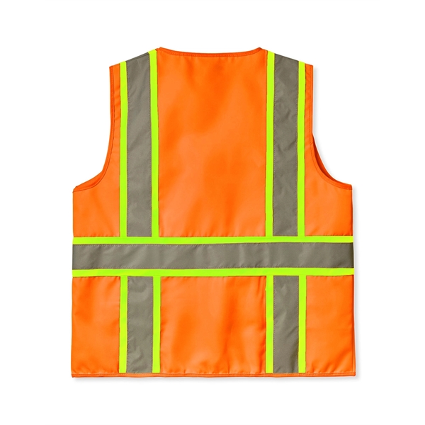 Max Apparel® Hi Vis 6 Pocket Orange Safety Vest - Max Apparel® Hi Vis 6 Pocket Orange Safety Vest - Image 1 of 1