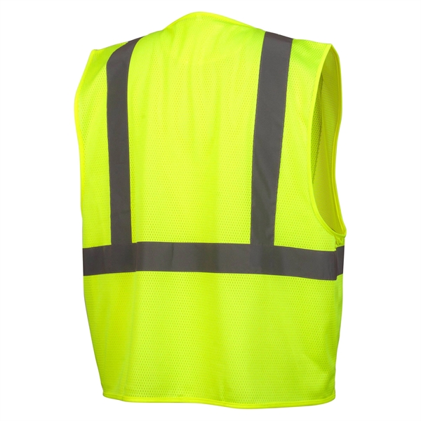 Pyramex® Hi Vis Lime Safety Economy Vest - Pyramex® Hi Vis Lime Safety Economy Vest - Image 1 of 3