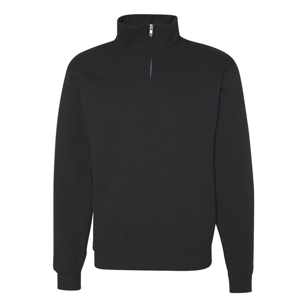 JERZEES Nublend® Cadet Collar Quarter-Zip Sweatshirt - JERZEES Nublend® Cadet Collar Quarter-Zip Sweatshirt - Image 4 of 40