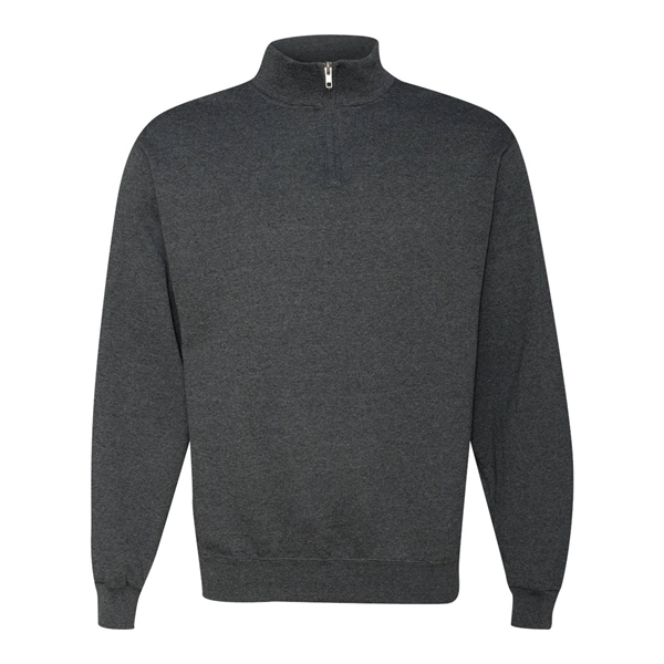 JERZEES Nublend® Cadet Collar Quarter-Zip Sweatshirt - JERZEES Nublend® Cadet Collar Quarter-Zip Sweatshirt - Image 7 of 40