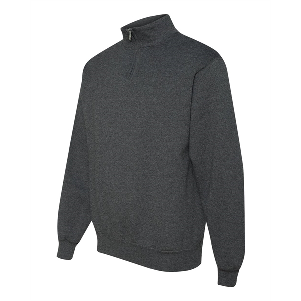 JERZEES Nublend® Cadet Collar Quarter-Zip Sweatshirt - JERZEES Nublend® Cadet Collar Quarter-Zip Sweatshirt - Image 8 of 40