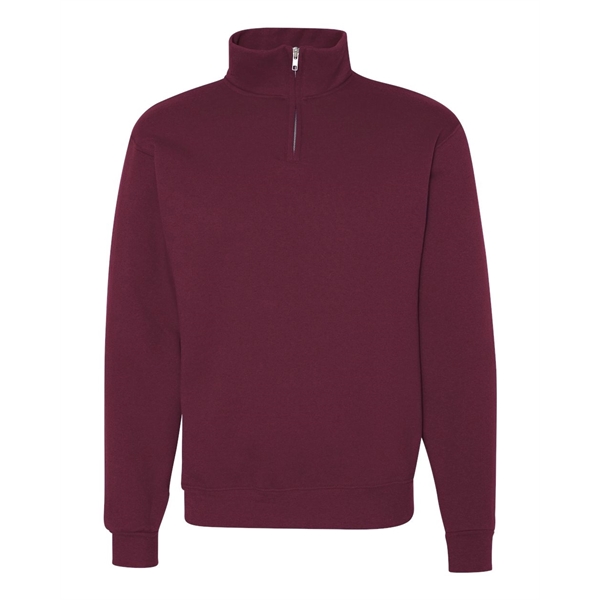 JERZEES Nublend® Cadet Collar Quarter-Zip Sweatshirt - JERZEES Nublend® Cadet Collar Quarter-Zip Sweatshirt - Image 19 of 40