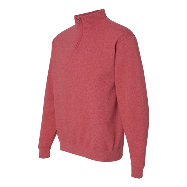 JERZEES Nublend® Cadet Collar Quarter-Zip Sweatshirt - JERZEES Nublend® Cadet Collar Quarter-Zip Sweatshirt - Image 35 of 40