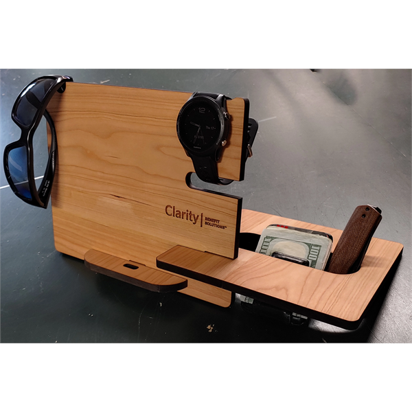 8" x 8" - Desk Organizer - Holds Phone, Glasses, Watch, Keys - 8" x 8" - Desk Organizer - Holds Phone, Glasses, Watch, Keys - Image 0 of 1