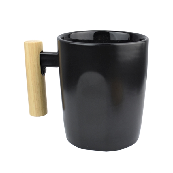 Ceramic 12oz Mug with Bamboo Lid - Ceramic 12oz Mug with Bamboo Lid - Image 6 of 6