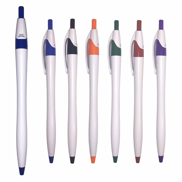 Plastic Plunger Action Ball Point Pen - Plastic Plunger Action Ball Point Pen - Image 0 of 8