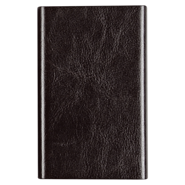 Leatherette Slim Power Bank - Leatherette Slim Power Bank - Image 9 of 12