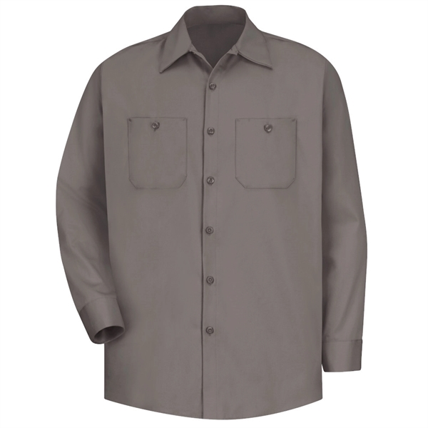 Red Kap Men's Wrinkle Resistant 100% Cotton Work Shirt - Red Kap Men's Wrinkle Resistant 100% Cotton Work Shirt - Image 1 of 21