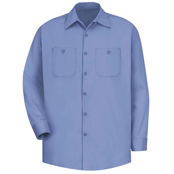 Red Kap Men's Wrinkle Resistant 100% Cotton Work Shirt - Red Kap Men's Wrinkle Resistant 100% Cotton Work Shirt - Image 3 of 21