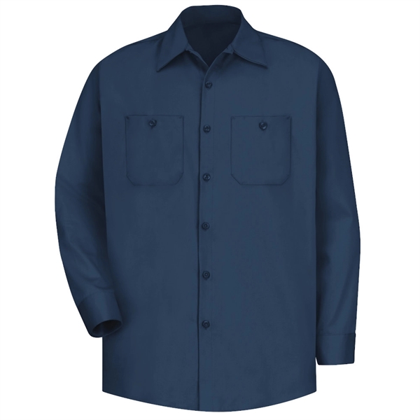 Red Kap Men's Wrinkle Resistant 100% Cotton Work Shirt - Red Kap Men's Wrinkle Resistant 100% Cotton Work Shirt - Image 4 of 21