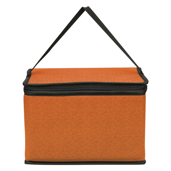 Heathered Non-Woven Cooler Lunch Bag - Heathered Non-Woven Cooler Lunch Bag - Image 10 of 13