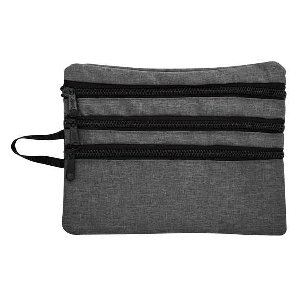 Heathered Tech Accessory Travel Bag - Heathered Tech Accessory Travel Bag - Image 6 of 12