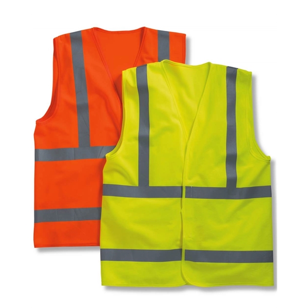 Bayside Unisex USA-Made Economy Class 2 ANSI Vest - Bayside Unisex USA-Made Economy Class 2 ANSI Vest - Image 1 of 2