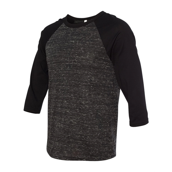 BELLA + CANVAS Three-Quarter Sleeve Baseball Tee - BELLA + CANVAS Three-Quarter Sleeve Baseball Tee - Image 5 of 93