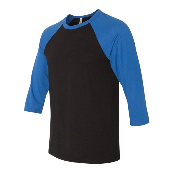 BELLA + CANVAS Three-Quarter Sleeve Baseball Tee - BELLA + CANVAS Three-Quarter Sleeve Baseball Tee - Image 13 of 93