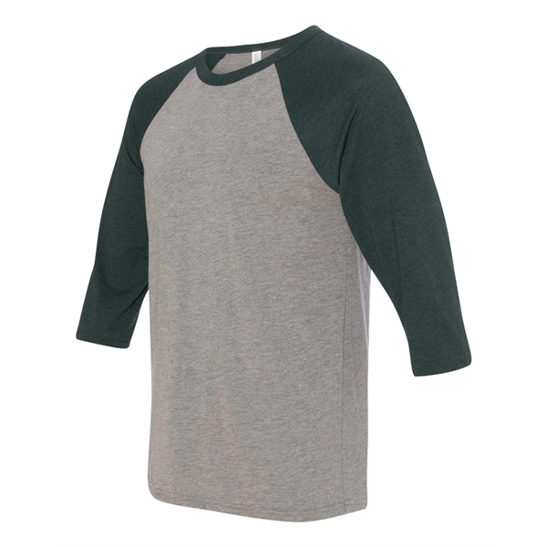 BELLA + CANVAS Three-Quarter Sleeve Baseball Tee - BELLA + CANVAS Three-Quarter Sleeve Baseball Tee - Image 25 of 93
