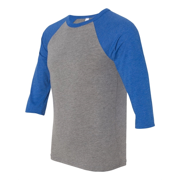 BELLA + CANVAS Three-Quarter Sleeve Baseball Tee - BELLA + CANVAS Three-Quarter Sleeve Baseball Tee - Image 37 of 93