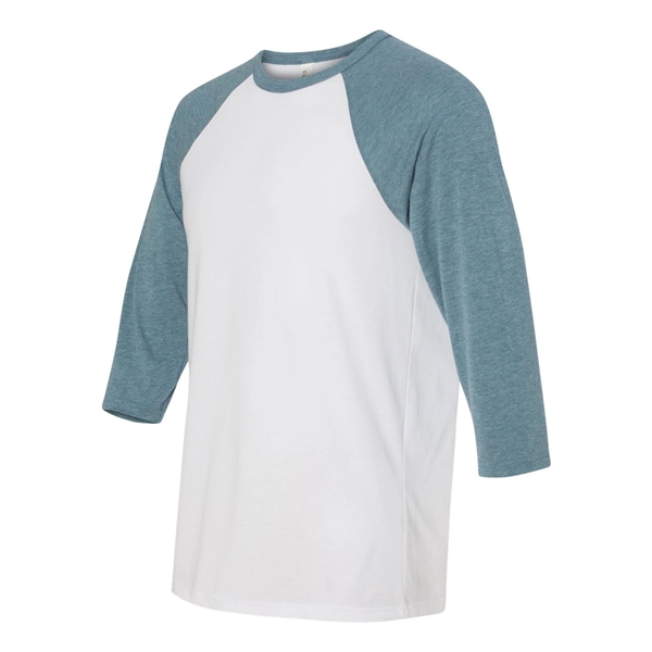 BELLA + CANVAS Three-Quarter Sleeve Baseball Tee - BELLA + CANVAS Three-Quarter Sleeve Baseball Tee - Image 57 of 93