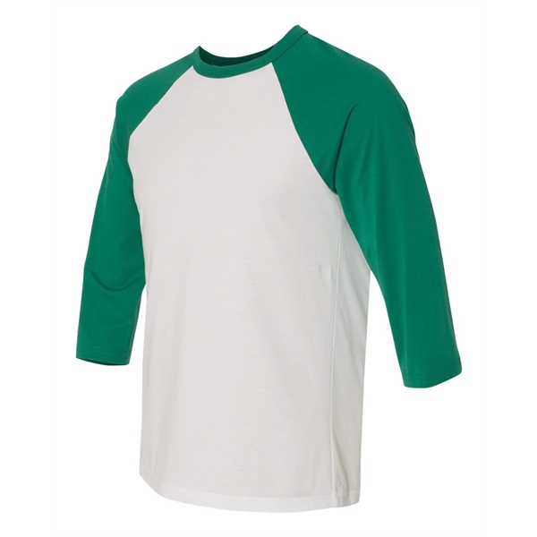 BELLA + CANVAS Three-Quarter Sleeve Baseball Tee - BELLA + CANVAS Three-Quarter Sleeve Baseball Tee - Image 66 of 93