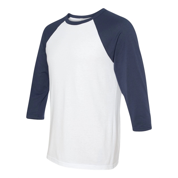 BELLA + CANVAS Three-Quarter Sleeve Baseball Tee - BELLA + CANVAS Three-Quarter Sleeve Baseball Tee - Image 72 of 93