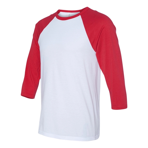 BELLA + CANVAS Three-Quarter Sleeve Baseball Tee - BELLA + CANVAS Three-Quarter Sleeve Baseball Tee - Image 87 of 93
