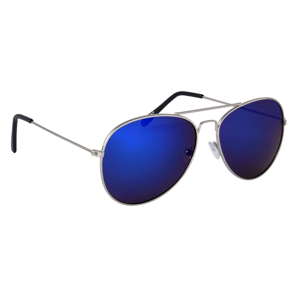 Custom Color Mirrored Aviator Sunglasses