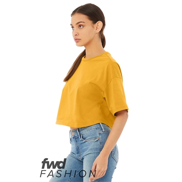 BELLA + CANVAS Women's Jersey Crop Tee - BELLA + CANVAS Women's Jersey Crop Tee - Image 12 of 16