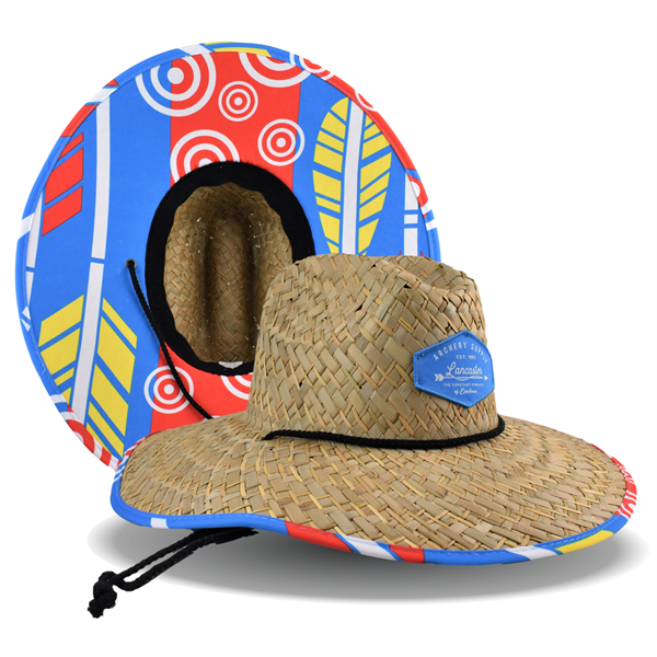 Sol Customized Straw Hat with Full color imprint - Sol Customized Straw Hat with Full color imprint - Image 0 of 9