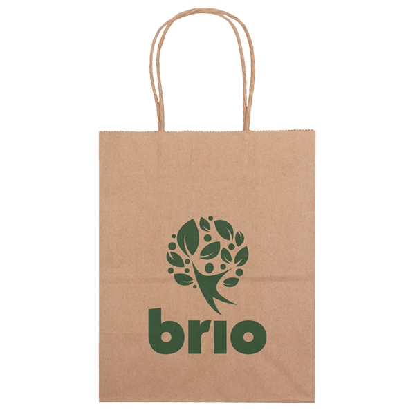 Eco Mini - Kraft-Brown Shopper - Flexo Ink Print - Eco Mini - Kraft-Brown Shopper - Flexo Ink Print - Image 1 of 3