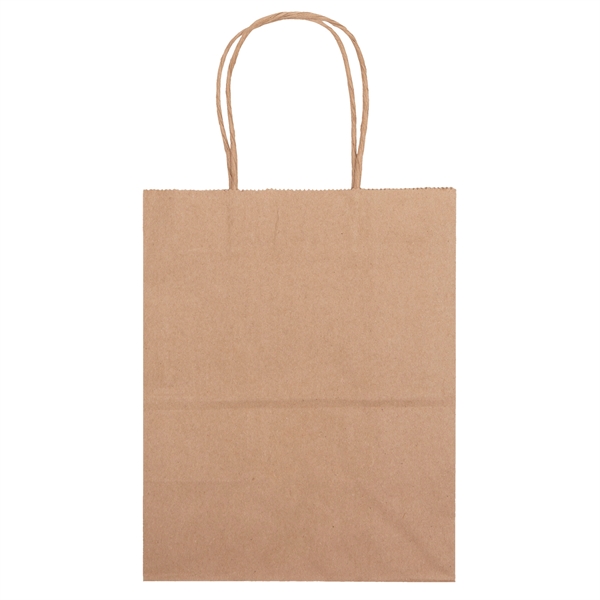 Eco Mini - Kraft-Brown Shopper - Flexo Ink Print - Eco Mini - Kraft-Brown Shopper - Flexo Ink Print - Image 2 of 3