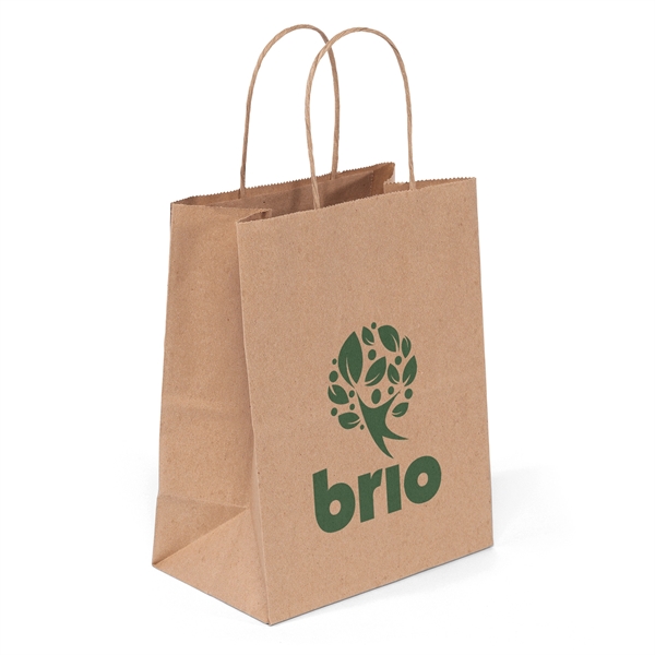 Eco Mini - Kraft-Brown Shopper - Flexo Ink Print - Eco Mini - Kraft-Brown Shopper - Flexo Ink Print - Image 0 of 3