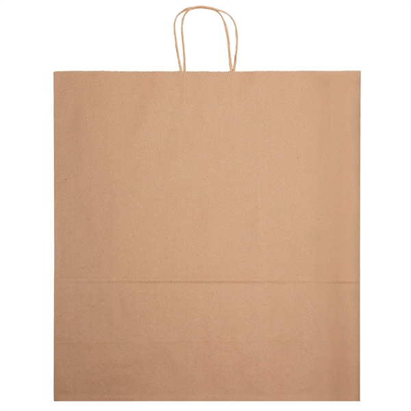 Eco Duke - Kraft-Brown Shopper - Flexo Ink Print - Eco Duke - Kraft-Brown Shopper - Flexo Ink Print - Image 1 of 2