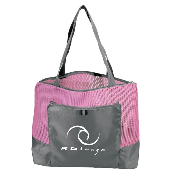 Mesh Shopping Tote Bag - Mesh Shopping Tote Bag - Image 4 of 7