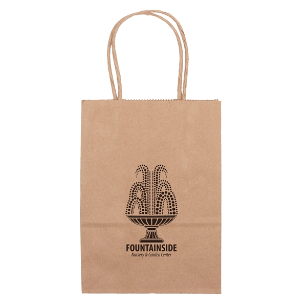 Eco Pup - Kraft-Brown Shopper - Flexo Ink Print