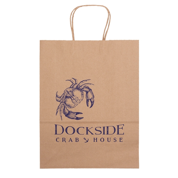 Eco Jenny - Kraft-Brown Shopper - Flexo Ink Print