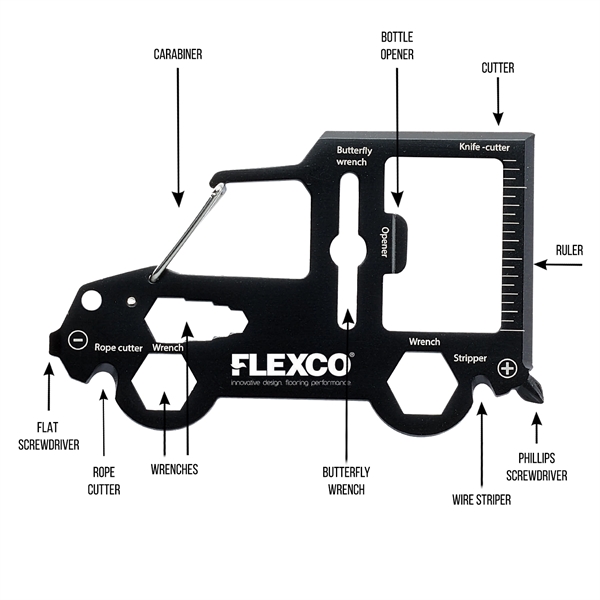 Cedar Creek® Truck Card Multi-Tool - Cedar Creek® Truck Card Multi-Tool - Image 1 of 1